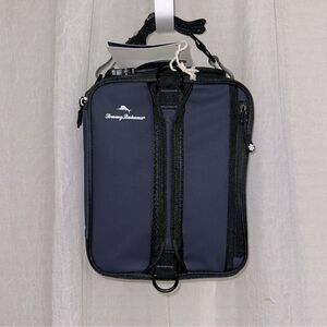 Tommy Bahama Navy Black Fridge Cold Lunch Pack Lunch Bag Crossbody Strap